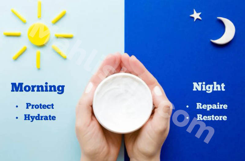 تفاوت کرم شب و کرم روز-کرم شب چیست-کرم روز چیست-تفاوت کرم شب و روز-بهترین کرم شب-بهترین کرم روز-کرم شب برای پوست چرب-کرم روز برای پوست خشک-روتین پوستی